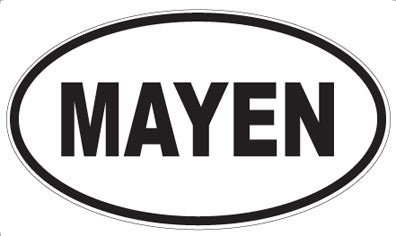 MAYEN - Oval Sticker