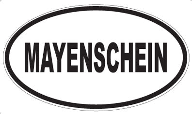 MAYENSCHEIN - Oval Magnet