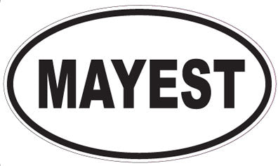 MAYEST - Oval Sticker