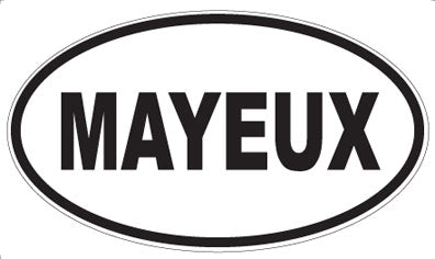 MAYEUX - Oval Magnet
