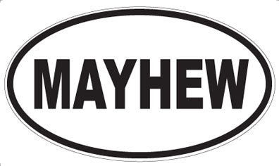 MAYHEW - Oval Magnet