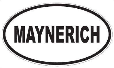 MAYNERICH - Oval Sticker