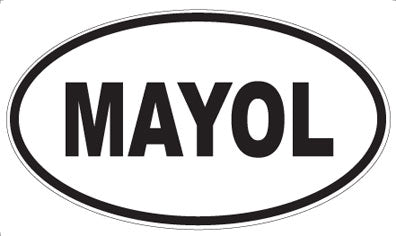 MAYOL - Oval Sticker