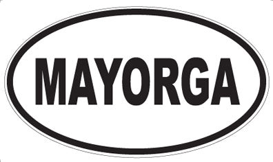 MAYORGA - Oval Magnet