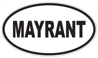MAYRANT - Oval Sticker