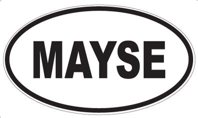 MAYSE - Oval Magnet