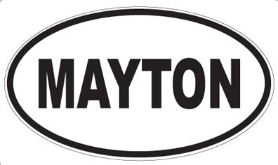 MAYTON - Oval Magnet