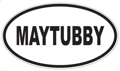 MAYTUBBY - Oval Sticker