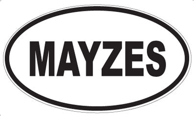 MAYZES - Oval Sticker