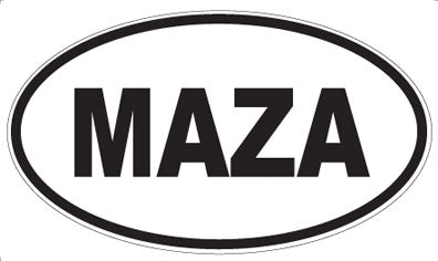 MAZA - Oval Magnet