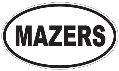 MAZERS - Oval Sticker