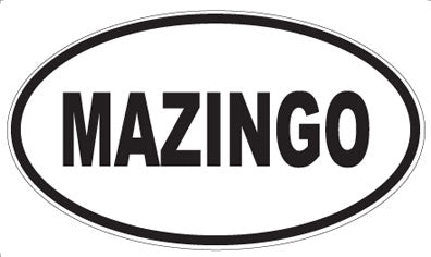 MAZINGO - Oval Magnet