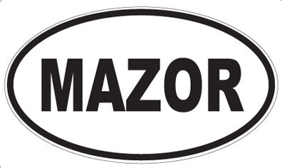 MAZOR - Oval Magnet