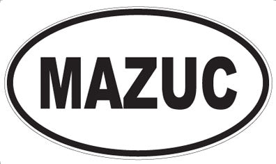 MAZUC - Oval Magnet