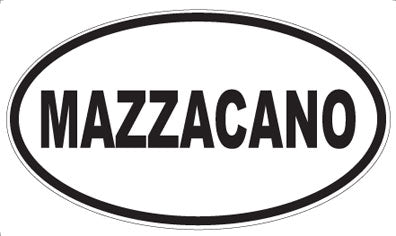 MAZZACANO - Oval Magnet