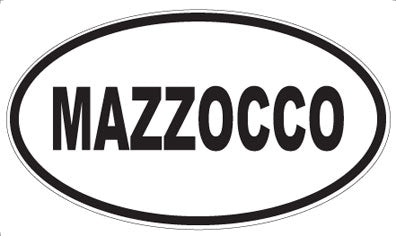 MAZZOCCO - Oval Sticker