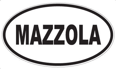 MAZZOLA - Oval Magnet