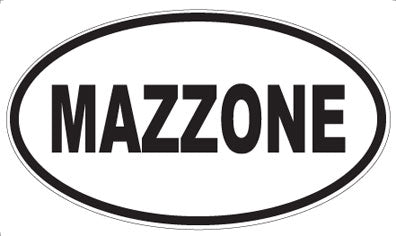 MAZZONE - Oval Magnet