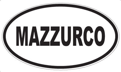 MAZZURCO - Oval Magnet