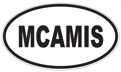 MCAMIS - Oval Magnet