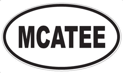 MCATEE - Oval Sticker