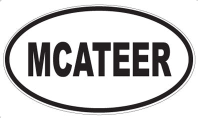MCATEER - Oval Sticker