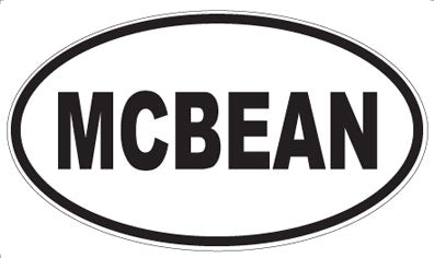 MCBEAN - Oval Magnet
