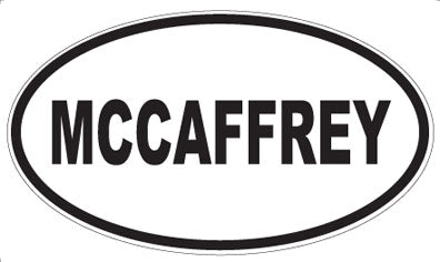 MCCAFFREY - Oval Sticker