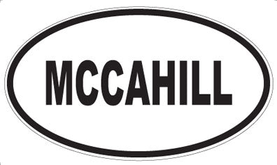 MCCAHILL - Oval Magnet