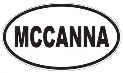 MCCANNA - Oval Magnet