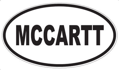 MCCARTT - Oval Magnet
