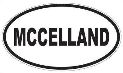 MCCELLAND - Oval Magnet