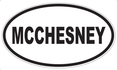 MCCHESNEY - Oval Magnet