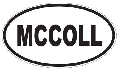 MCCOLL - Oval Magnet