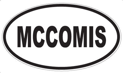 MCCOMIS - Oval Magnet
