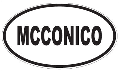 MCCONICO - Oval Sticker