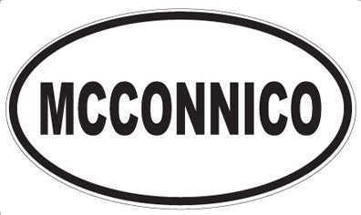 MCCONNICO - Oval Sticker