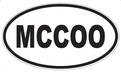 MCCOO - Oval Magnet