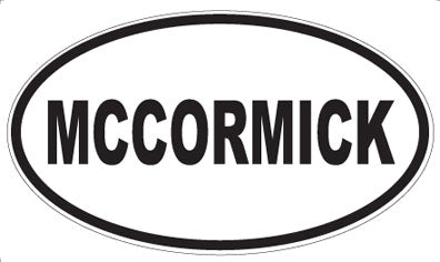 MCCORMICK - Oval Magnet