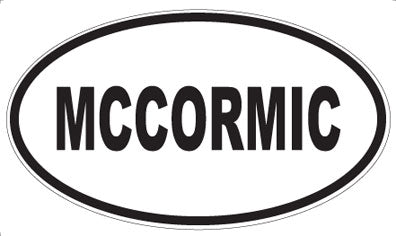 MCCORMIC - Oval Magnet