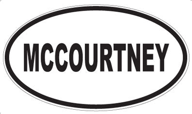 MCCOURTNEY - Oval Magnet
