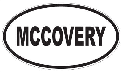 MCCOVERY - Oval Magnet
