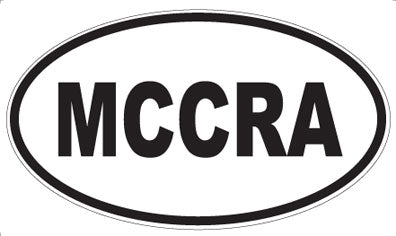 MCCRA - Oval Sticker