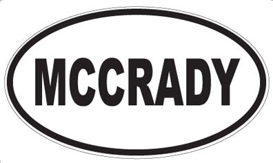 MCCRADY - Oval Magnet