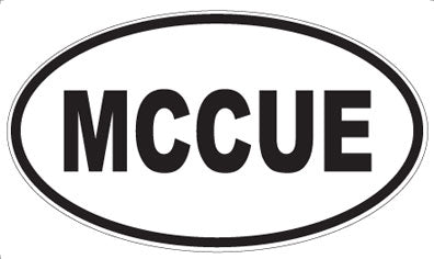 MCCUE - Oval Magnet
