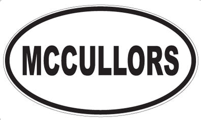 MCCULLORS - Oval Sticker
