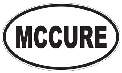 MCCURE - Oval Magnet