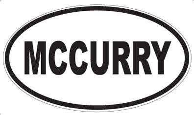 MCCURRY - Oval Magnet