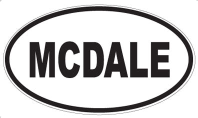 MCDALE - Oval Magnet
