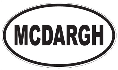 MCDARGH - Oval Magnet